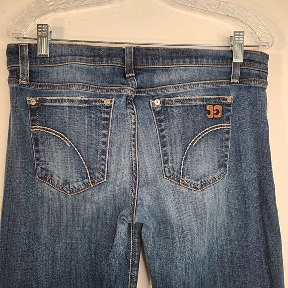 Joe's Jeans Rocker Ryder Dark Indigo Wash Boot cut Denim Jeans Mid Rise 32x34 - Picture 8 of 11